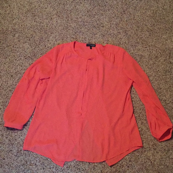 Orange Tangerine SZ 10 Shirt Tunic Large L - Picture 1 of 5